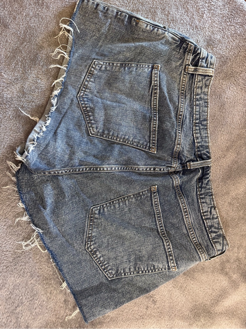 wild fable Distressed Light Blue Denim Shorts - Picture 3 of 3